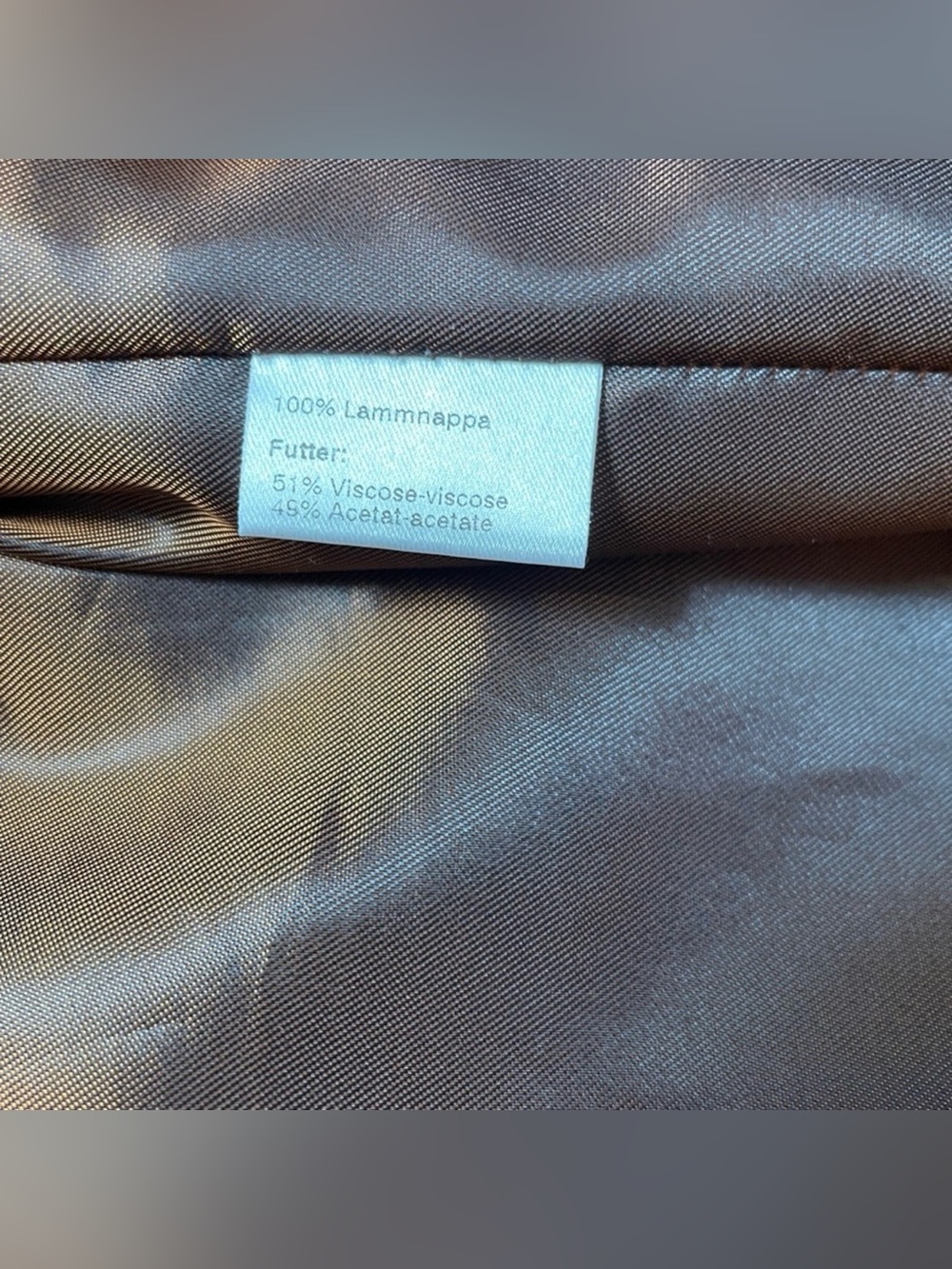 Akris Punto Brown Lamb Leather Jacket - Picture 7 of 7
